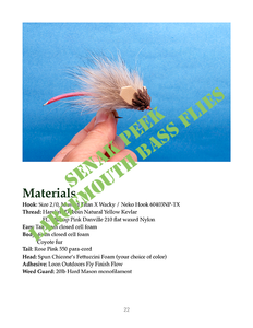 Largemouth Bass Flies (Paperback or Hardcover)